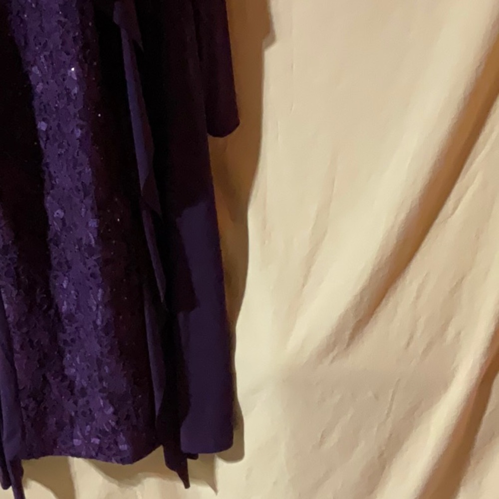 Size 24 Purple Evening Dress - Picture 4 of 7